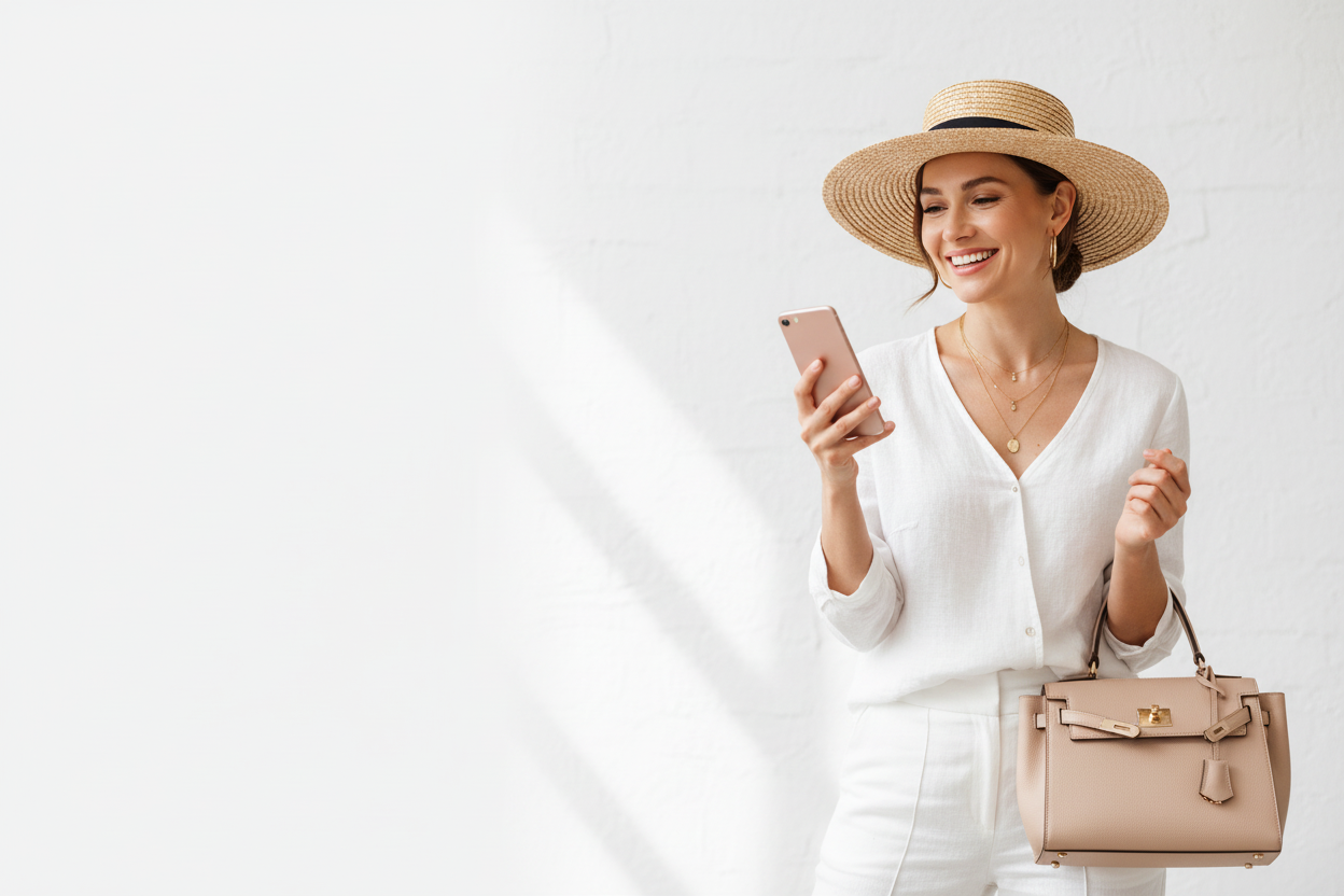 Elegant lifestyle hero banner